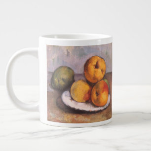 Still Life Quince, Apples, Pears by Paul Cezanne Large Coffee Mug