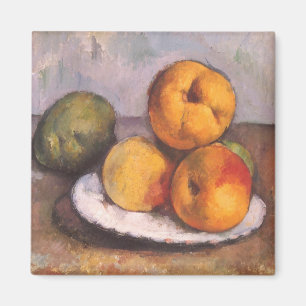 Still Life Quince, Apples, Pears by Paul Cezanne Magnet