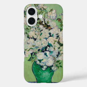 Still Life Roses in a Vase by Vincent van Gogh iPhone 16 Case