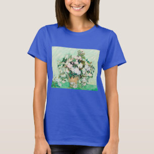 Still Life Roses in a Vase by Vincent van Gogh T-Shirt