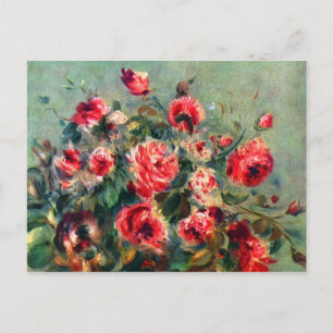 Still life roses of Vargemont by Claude Monet Postcard