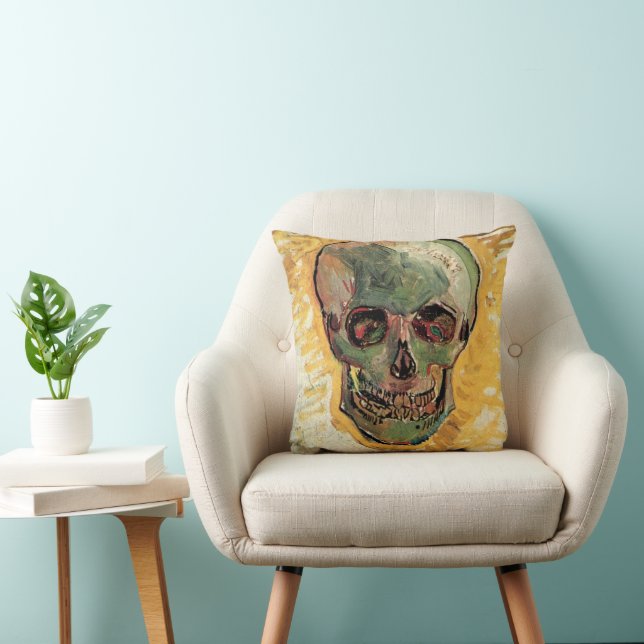 Still Life Skull by Vincent van Gogh Cushion (Chair)