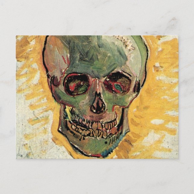 Still Life Skull by Vincent van Gogh Postcard (Front)