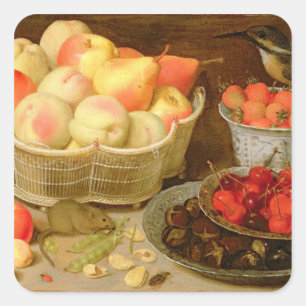 Still life square sticker