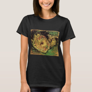 Still Life Two Cut Sunflowers by Vincent van Gogh T-Shirt