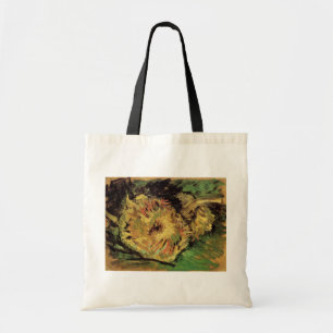 Still Life Two Cut Sunflowers by Vincent van Gogh Tote Bag