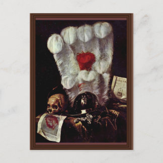 Still Life (Vanitas),  By Juriaen Van Streeck (Bes Postcard