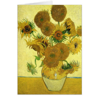 Still Life - Vase with 15 Sunflowers by van Gogh