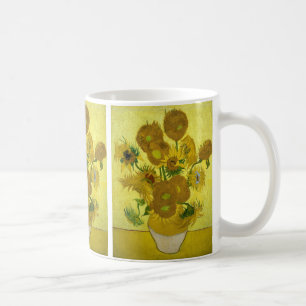 Still Life Vase with Fifteen Sunflowers, Van Gogh Coffee Mug