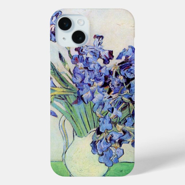 Still Life Vase with Irises by Vincent van Gogh Case-Mate iPhone Case (Back)