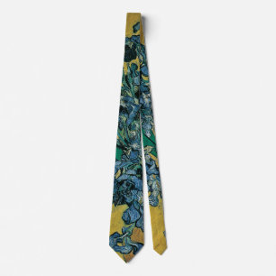 Still Life Vase with Irises by Vincent van Gogh Tie