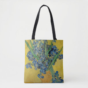 Still Life: Vase with Irises by Vincent Van Gogh Tote Bag