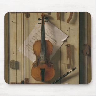 Still Life, Violin and Music Mouse Mat