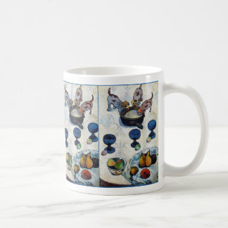 Still Life with 3 Puppies by Paul Gauguin Coffee Mug