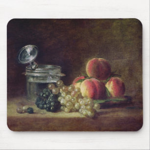 Still Life with a Basket of Peaches Mouse Mat