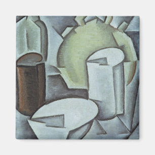 Still Life with a Bottle of Wine and an Earthenwar Magnet