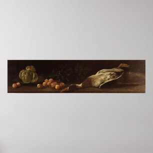 Still Life with a Duck, 1863 Poster