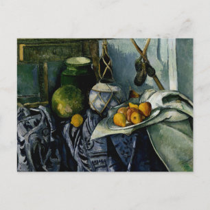 Still Life with a Ginger Jar and Eggplants Postcard