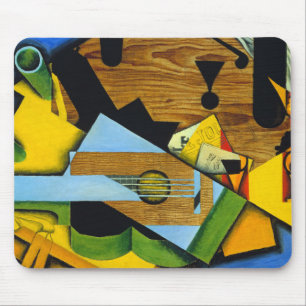 Still Life with a Guitar by Juan Gris Mouse Mat