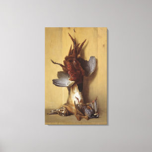 Still Life with a Hare Canvas Print