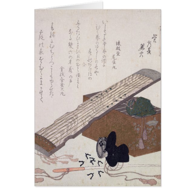 Still Life with a Koto, c.1810 (Front)