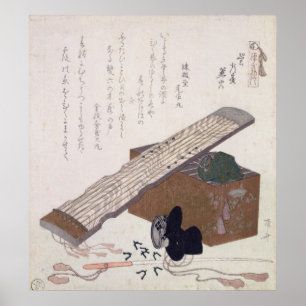 Still Life with a Koto, c.1810 Poster
