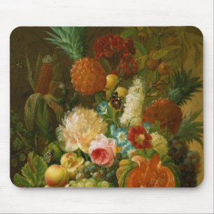 Still Life with a Melon and Grapes Mouse Mat