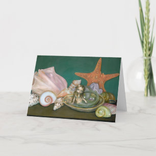 "Still Life With A Mermaid" Greeting Card