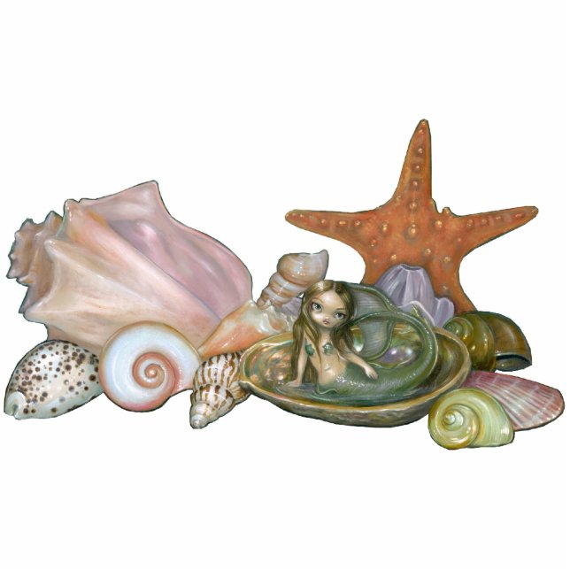 Still Life With a Mermaid Photo Sculpture (Front)