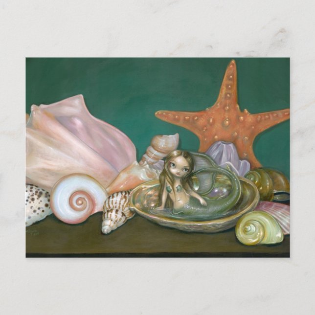 "Still Life with a Mermaid" Postcard (Front)