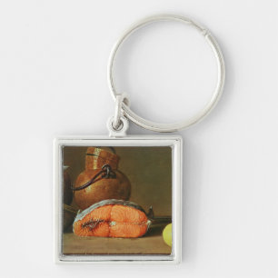 Still Life with a Piece of Salmon Key Ring