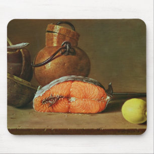 Still Life with a Piece of Salmon Mouse Mat