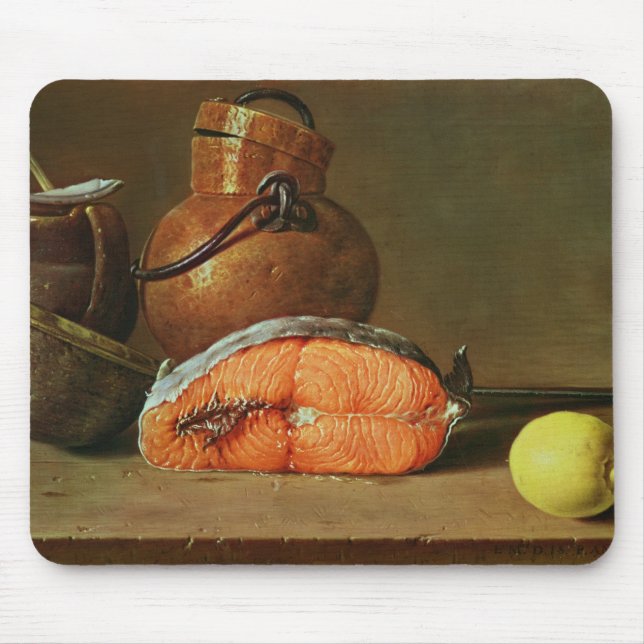 Still Life with a Piece of Salmon Mouse Mat (Front)