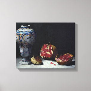 Still Life with a Pomegranate Canvas Print