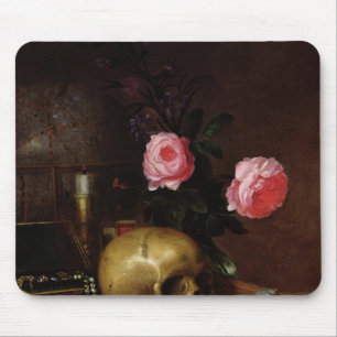 Still Life with a Skull Mouse Mat