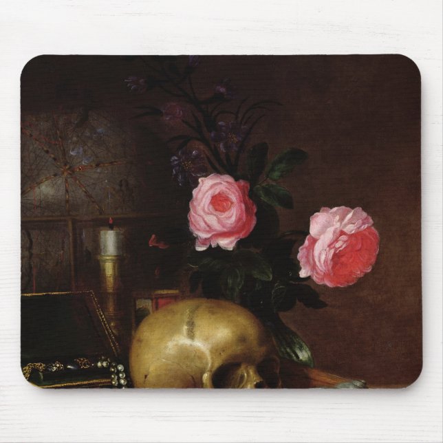 Still Life with a Skull Mouse Mat (Front)