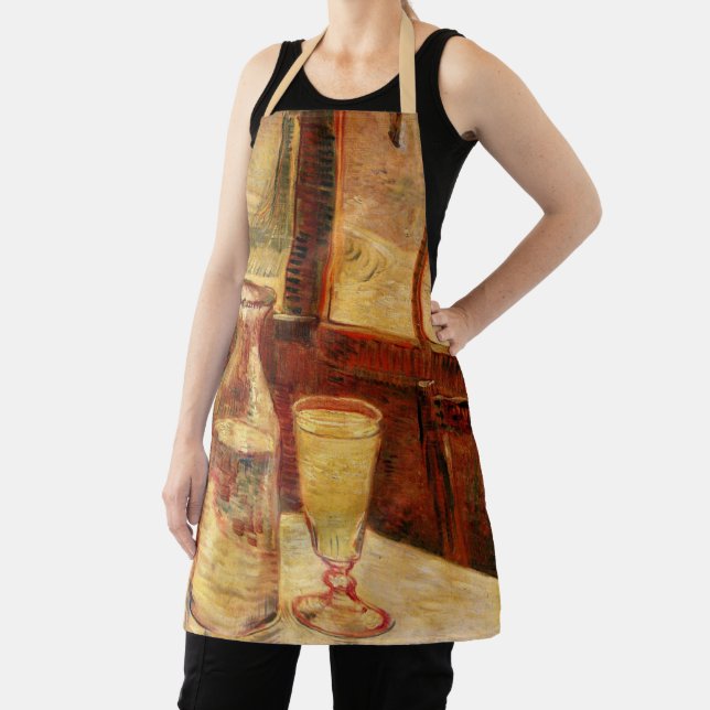 Still Life with Absinthe by Vincent van Gogh Apron (Insitu)