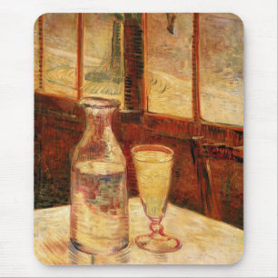 Still Life with Absinthe by Vincent van Gogh Mouse Mat