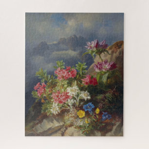 Still Life with Alpine Flowers – Andreas Lach Jigsaw Puzzle
