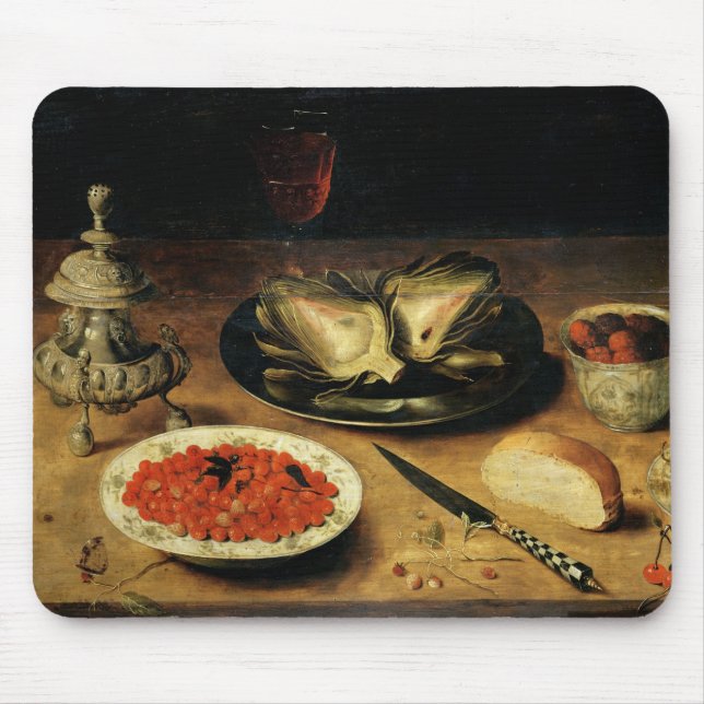 Still Life with an Artichoke Mouse Mat (Front)