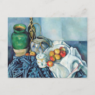 Still Life with Apples 1 by Paul Cézanne Postcard