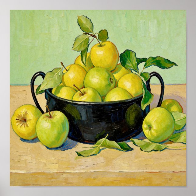 Still Life with Apples After Van Gogh Poster (Front)