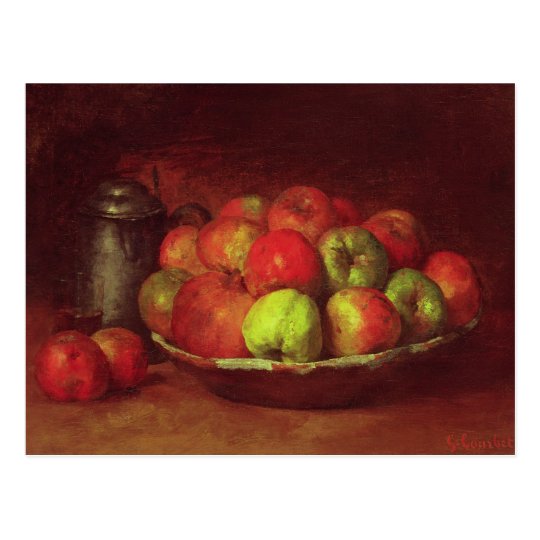 Still Life with Apples and a Pomegranate Postcard