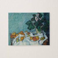 Still Life with Apples and a Pot of Primroses: