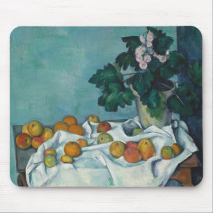 Still Life with Apples and a Pot of Primroses: Mouse Mat