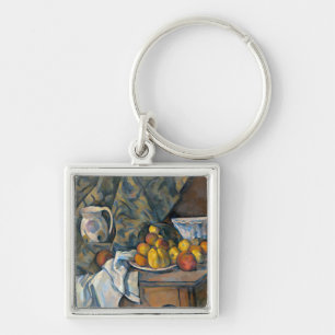Still Life with Apples and Peaches, c.1905 Key Ring