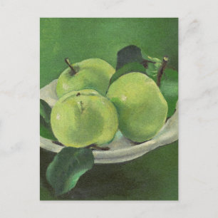 Still life with apples by Mikulas Galanda Postcard