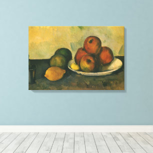 Still Life with Apples by Paul Cezanne Canvas Print