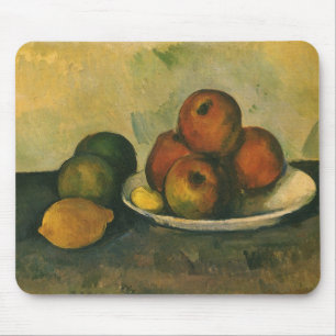 Still Life with Apples by Paul Cezanne Mouse Mat