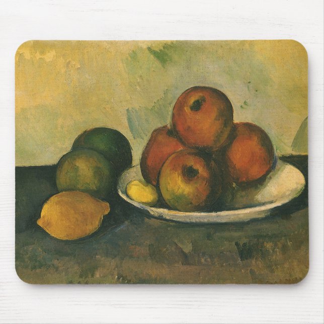 Still Life with Apples by Paul Cezanne Mouse Mat (Front)